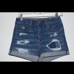AEO Super-Hi Rise Shortie/ Super Stretch Power Fit